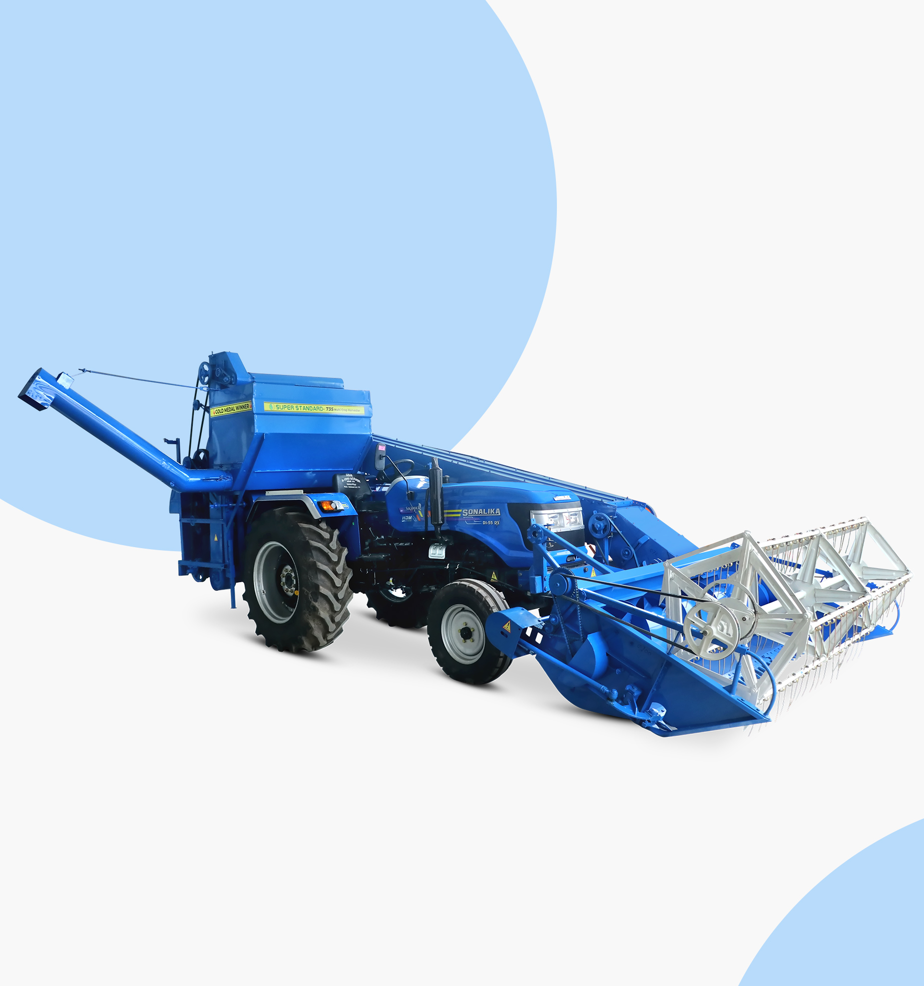 Mini Combine Harvester 735